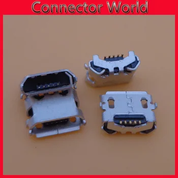 10-500pcs/lot mini micro USB hembrilla de carga del puerto Para blackberry 9360 conector de Reemplazo de piezas de reparación 5pin muelle tapón