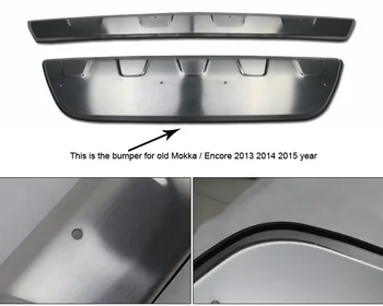 CALIENTE de acero inoxidable cubierta de parachoques de protección de la placa de deslizamiento bull bar para el Opel Mokka X para Buick Encore 2013-o 2016-2020year