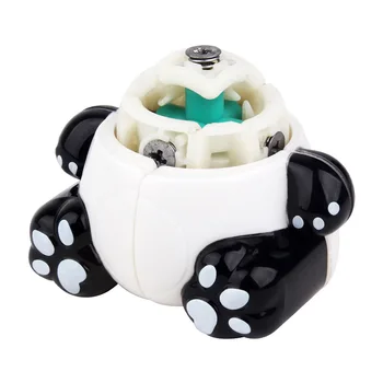 El panda gigante 2x2x2 Mini Velocidad Cubo Mágico Con llavero de Rompecabezas de la Neo Cubo Mágico de la etiqueta Engomada de la Educación cubo de Juguetes Para los Niños