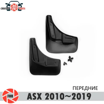 Coche colgajos de barro para Mitsubishi Asx 2010~2019 mudflaps protecciones contra salpicaduras de barro aleta delantera guardabarros guardabarros de los accesorios del coche