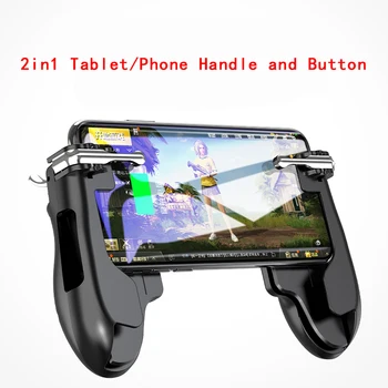 H2 Pubg Móvil Controlador para Tablet Botón de Fuego Objetivo Clave de Gatillo R1 L1 Shooter para Teléfono Gampads Juego de la Manija Tirador