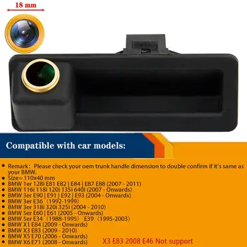 1280x720p manija de Tronco de Visión Trasera Inversa de Copia de seguridad de la cámara para BMW X1 X3 E39 E53 E82 E88 E84 E90 E91 E92 E93 E60 E61 E70 E71 E72