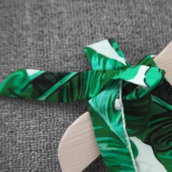 LONSANT Niño de las Niñas de Bebé Vestido de Tirantes verde Dulce Deja Impresa Vestido de moda de verano de los niños de las Niñas Vestido de Fiesta + Diadema conjunto