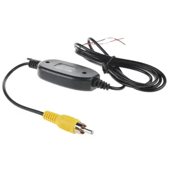 Tecnología Inalámbrica de 2,4 Ghz de Vídeo RCA Transmisor Receptor Kit para el DVD del Coche Monitor de Visión Trasera CCD Reverso de la Copia de seguridad de la Cámara