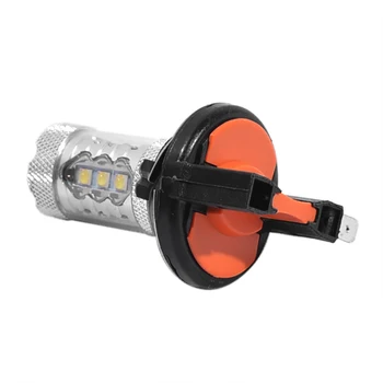 1Pc H15 del Coche LED de los faros de Niebla 16 XBD LED de alta potencia Blanco 6000K Bombillas Para Coche Auto Externos Luz Antiniebla Faro de luz Accesorios