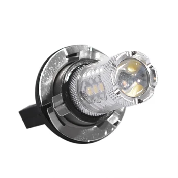 1Pc H15 del Coche LED de los faros de Niebla 16 XBD LED de alta potencia Blanco 6000K Bombillas Para Coche Auto Externos Luz Antiniebla Faro de luz Accesorios