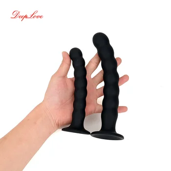 Plug Anal De Silicona De Succión Perlas Vaginal Anal Doble Uso De La Estimulación Del Punto G Unisex Adult Sex Shop