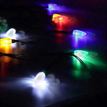 Feliz Navidad de Led de Luz Cable de Carga Usb Cable del Cargador con luces LED para la Decoración de la Habitación de Luz de la Noche Micro USB Tipo-C Puerto