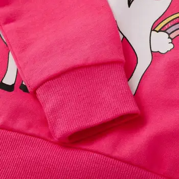 SAILEROAD Unicornio Niñas Traje de Ropa de Bebé para los Niños Suéteres de Otoño 2020 Algodón para Niños Ropa de Niño de las Niñas Vestido