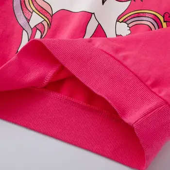 SAILEROAD Unicornio Niñas Traje de Ropa de Bebé para los Niños Suéteres de Otoño 2020 Algodón para Niños Ropa de Niño de las Niñas Vestido