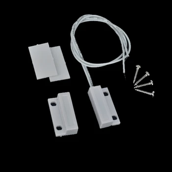 El enfoque de Cable de la Ventana de Alarma de Puerta Abierta Detector NC/NO hay Señal Magnética de la Puerta del Detector de MD-138B