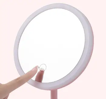 Espejo de maquillaje Led de la Pantalla Táctil Espejo de Pie Espejos de la Tabla de Espejos de Vanidad Miroir Espejo con Luces conforman Miroir