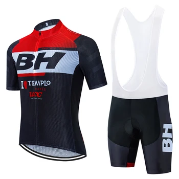 Nuevo AZUL BH, Equipo de Ciclismo jersey 20D Bicicleta pantalones de traje de los hombres de verano de MTB de secado rápido pantalones Cortos de CICLISMO camisetas de Maillot y Culotte de desgaste