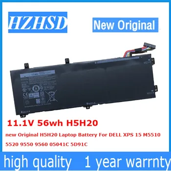 11.1 V 56wh H5H20 nuevo Original H5H20 de Batería del ordenador Portátil Para DELL XPS 15 M5510 5520 9550 9560 05041C 5D91C