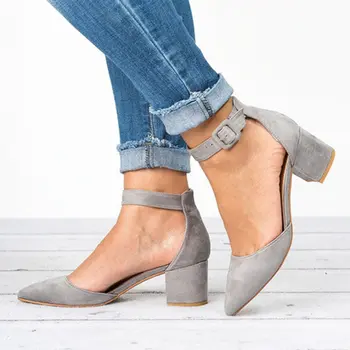 Las Mujeres Sandalias De 2019 Moda Tacones Bajos Sandalias Para El Verano Zapatos De Mujer Casual Bloque Talón Zapatos Mujer Más El Tamaño De 43 Sandale Femme