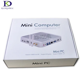 Sin ventilador Mini Ordenador Intel i7 8565U/6567U i5 8265U/7260U 2*DDR4 Msata+M. 2 PCIE Mini PC de Windows 10 HTPC Nuc DP HDMI VGA