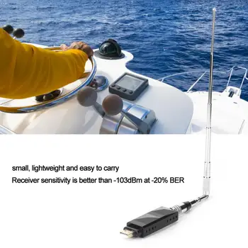 Marine Barco de Canal Dual USB Receptor AIS con Salida USB AR-10 de Nuevo