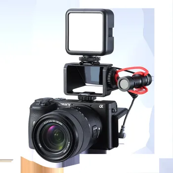 UURig R031 Cámara Vlog Selfie Flip Pantalla Soporte para Cámara sin espejo Periscopio Solución para Sony A6000 A6300 A6500 A72 A73 A7