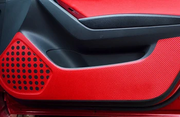 La Puerta de su coche Anti-Pad de bombo Adhesivo Ultra-delgada de fibra de carbono Puerta del PVC de Protección de Borde Lateral de la Película de la etiqueta Engomada Para Mazda 3 Axela 2017-2019