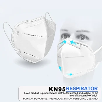 1-300pcs kn95mask mascarilla máscaras contra el polvo máscaras fpp2 boca máscaras de 5 Capas de filtrado de la ce certificado fpp2 máscaras fpp2 máscara de españa