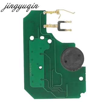 Jingyuqin 20pcs 3 Botón de 433Mhz ID46 PCF7947 Chip & Insertar Hoja Pequeña Llave Inteligente de la Tarjeta para Renault Megane Scenic Grand