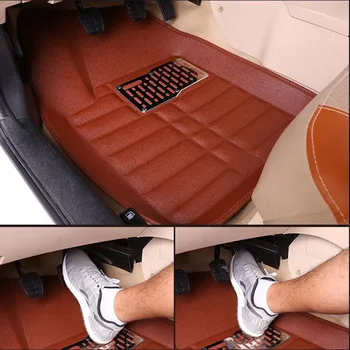 Interior del coche Accesorios de alfombras de Piso al Pie de la Alfombra Estilo Para Dacia Duster para Todo Clima, cuero, Alfombrillas para Coche, Camión, camioneta SUV