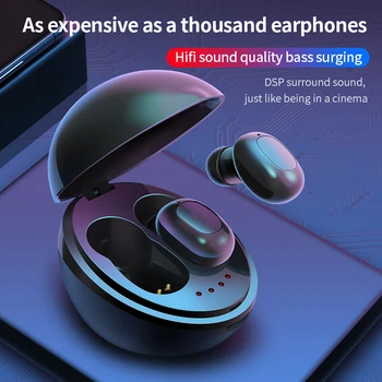 Venta caliente A10 Durable de alta fidelidad de la Música TWS Auriculares Inalámbricos Bluetooth 5.0 Auriculares Auriculares Estéreo con Micrófono Incorporado para Xiaomi iPhone