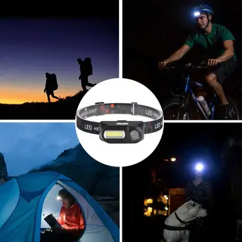 5000 Lumen XPE+MAZORCA Brillante estupenda LED proyector del USB de la Cabeza de la luz de carga de la Pesca faros Impermeable por 18650 de la Batería Para Acampar