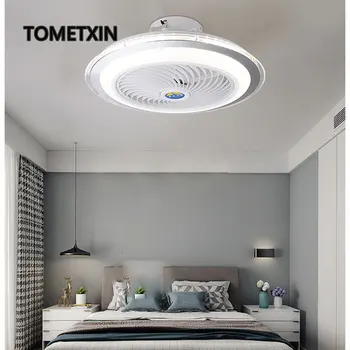 50cm led y ventilador de techo, luz de la aplicación inteligente Bluetooth control remoto para el hogar de la lámpara de la iluminación de las lámparas de la habitación de los niños dormitorio sala de estar