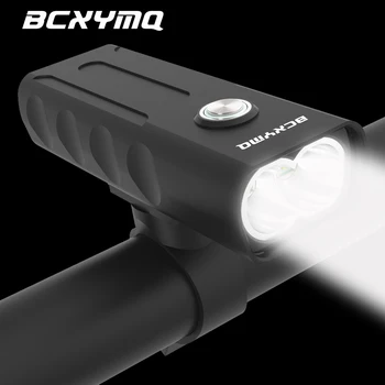 La alta Capacidad de la Luz de la Bicicleta 1000 Lume Luz de la Bici Construido en Batería Recargable USB Accesorios de Metal Delante de Ciclismo de la Linterna