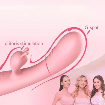 Conejo vibrador Vaginal Coño Masajeador del Punto G estimulador de Clítoris de Productos Eróticos de Sexo De Mujer a Mujer Sexo Anal Orgasmo
