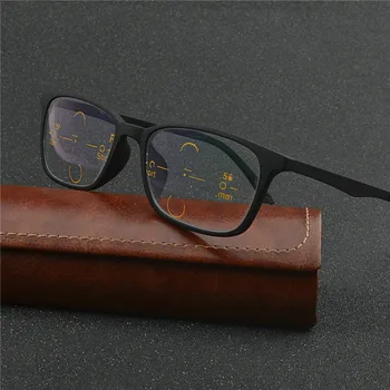 Los hombres de la Plaza de Multifocal Progresiva gafas de Transición de Gafas de sol de los Hombres Fotocromáticas de la Moda de la Presbicia dioptrías Lectura GlassesNX