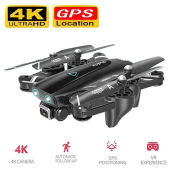 S167 GPS Drone Con Cámara de 5 G RC Quadcopter Drones HD 4K WIFI FPV Plegable Off-Punto de Volar Fotos Video Dron Helicóptero de Juguete