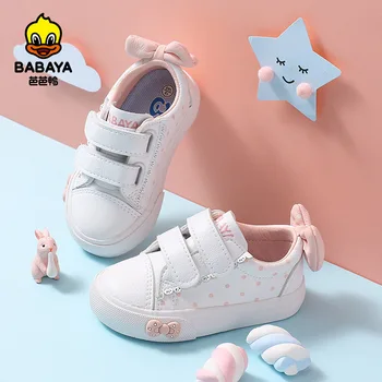Babaya Zapatos De Bebé Girls1-3 Años Fondo Suave De Los Niños Zapatos Casuales Para Niño Blanco Zapatos De Las Niñas Zapatillas De Deporte De Proa 2020 Otoño Nuevo