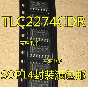 Nueva TLC2274CDR TLC2274 TLC2274C SOP14 Cuádruple Amplificador Operacional Chip
