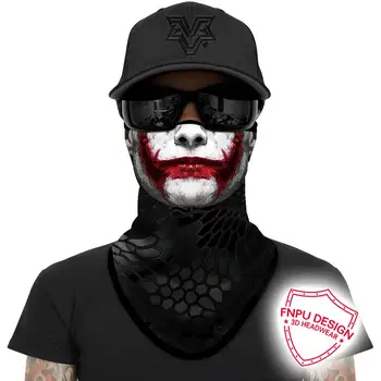 3D Gancho Pañuelo de Vendetta Veneno de Esquí Pasamontañas Triángulo de la Máscara de la Cara de los Deportes de Bufandas protector de la Cara de Ciclismo Cuello Polaina de Máscaras de Halloween