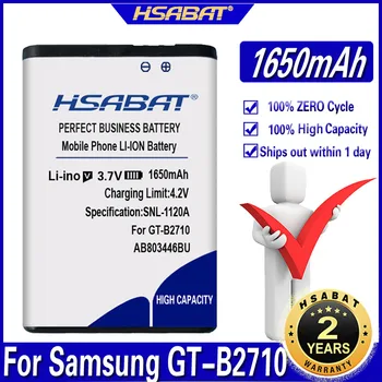 HSABAT 1650mAh AB803446BU AB803446BA Batería de Alta Calidad Para Samsung GT-B2710 B2710 Solid Xcover 271 de la Batería