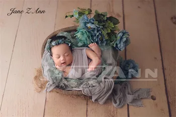Jane Z Ann hadas tocado de flor de verdad de la serie de foto del bebé headflower cabello decoración del recién nacido la fotografía props