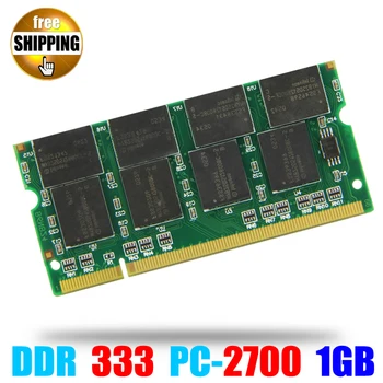 Ordenador portátil de Memoria Ram SO-DIMM PC2700 DDR 333 / 266 MHz 200PIN 1 GB DDR1 DDR333 PC 2700 333MHz de 200 PINES Para Notebook Sodimm Memoria