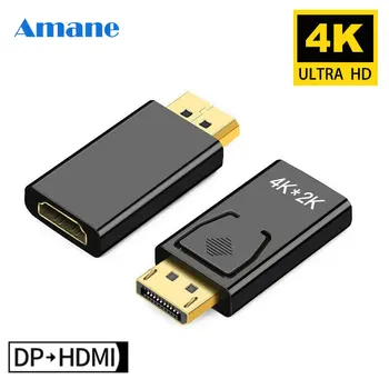 Max 4K 60Hz DP A HDMI 1080P Adaptador Displayport Macho A Hembra Cable de Convertidor Adaptador de DisplayPort A HDMI Para PC Proyector TV