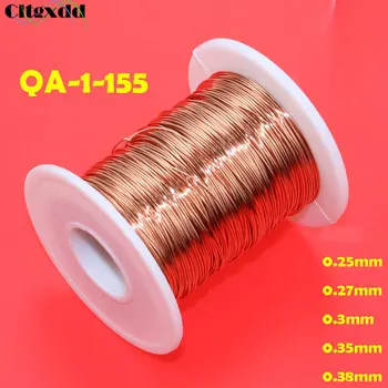 Cltgxdd 0.25 / 0.27 / 0.3 / 0.35 / 0.38 mm Nueva poliuretano esmaltado de alambre de QA-1-155 cable de cobre de 50 metros