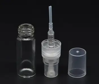 5000pcs 2ML Mini Spray de Vidrio Frasco de Perfume,Muestra de Perfume Atomizador, Fragancia Pequeño chorro de Aceite de Contenedores