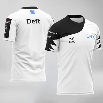 LOL Esports con el Uniforme del Equipo LCK Dragonx DRX Jugador Jersey camiseta Personalizar IDENTIFICACIÓN de los Fans de Juego de Camisetas de los Hombres de las Mujeres Nombre Personalizado Camisetas Camiseta