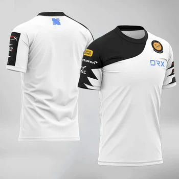 LOL Esports con el Uniforme del Equipo LCK Dragonx DRX Jugador Jersey camiseta Personalizar IDENTIFICACIÓN de los Fans de Juego de Camisetas de los Hombres de las Mujeres Nombre Personalizado Camisetas Camiseta