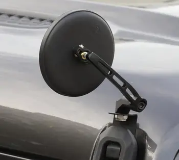 Cerradura de Pestillo del Capó Captura Espejo Retrovisor con Ajuste de Punto Ciego Espejo para Jeep Wrangler JL 2018 2019 Gladiador JT 2020 de los Accesorios del Coche