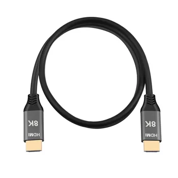 8K HDMI 2.1 Cable de 120Hz 48Gbps Cable HDMI de Ultra Alta Velocidad, HDR eARC para TV HD de la Caja Proyector PS4 Cable HDMI 1M/2M/5M