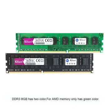 Kllisre DDR3 de 8 gb y 4 gb de Memoria a 1.600 mhz 1333 mhz 240pin de 1,5 V, Escritorio ram dimm