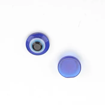 La suerte de los Ojos 50pcs/lot Azul turco Mal de Ojo Perlas de Accesorios de la Forma Redonda de Mano de la Joyería Conclusiones 6 8 12 mm EY1034