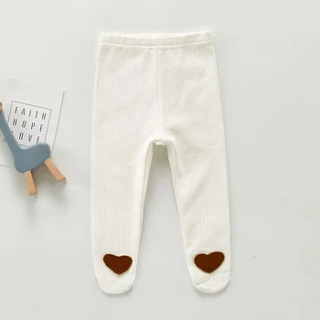 Bebé Recién Nacido Niñas Pantalones Largos Estilo Coreano Niño De Las Niñas De Bebé De Las Polainas De Otoño De Los Niños De Algodón De Los Leggings