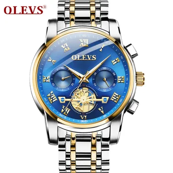 OLEVS Reloj de los Hombres del Deporte Relojes Para Hombres de la Marca de Lujo Militar de Negocios Cronógrafo de Cuarzo reloj de Pulsera relogio masculino 2020 Nuevo
